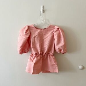 River island pink blouse